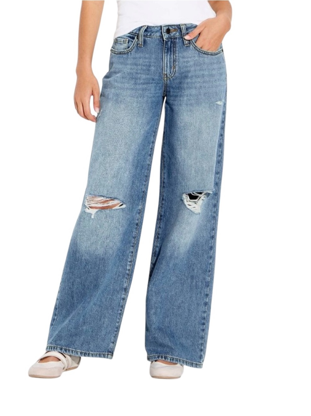 Wild Fable Low Rise Baggy Jeans Size 4
